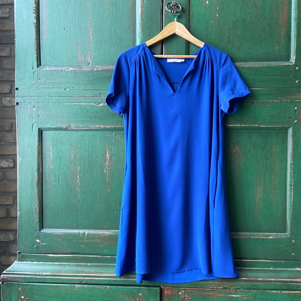 Blue Lush Shirt Dress